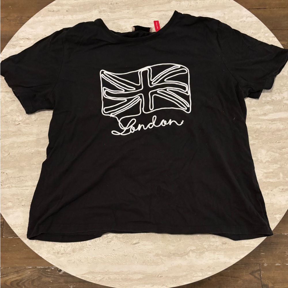 Black London Graphic T-Shirt